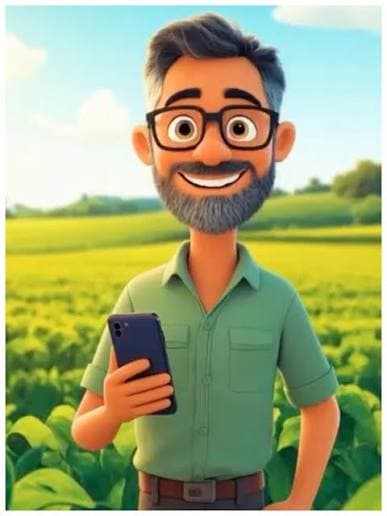 RAImundo, o assistente agrícola do marketplace, no arrozal